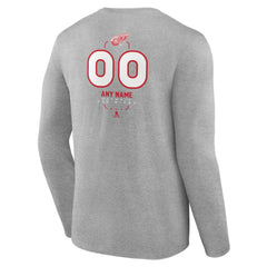 Detroit Red Wings Personalized Name & Number Midfielder Long Sleeve T-Shirt -  NHL T-shirts