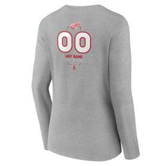 Detroit Red Wings Women's Personalized Name & Number Midfielder Long Sleeve V-Neck T-Shirt -  NHL T-shirts