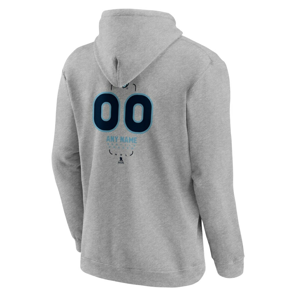 Seattle Kraken Personalized Name & Number Midfielder Pullover Hoodie -  NHL Hoodies