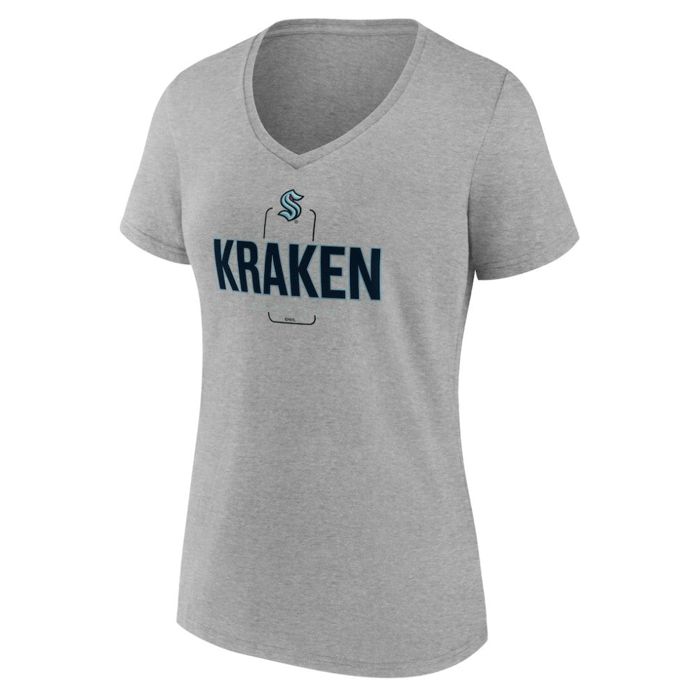 Seattle Kraken Women's Personalized Name & Number Midfielder V-Neck T-Shirt -  NHL T-shirts