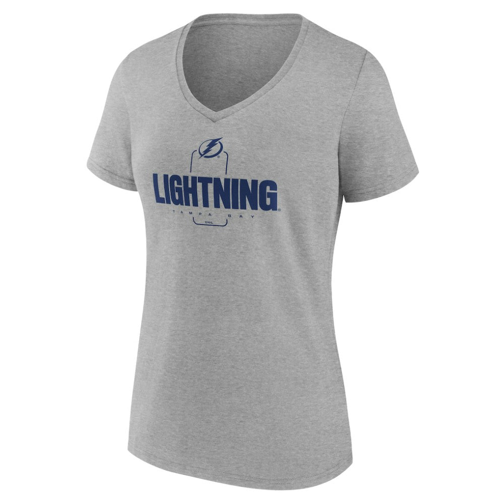 Tampa Bay Lightning Women's Personalized Name & Number Midfielder V-Neck T-Shirt -  NHL T-shirts