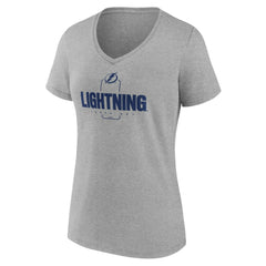 Tampa Bay Lightning Women's Personalized Name & Number Midfielder V-Neck T-Shirt -  NHL T-shirts