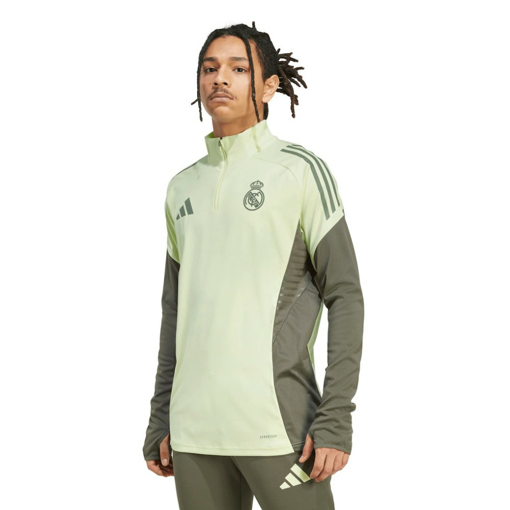 Real Madrid 2025/26 AEROREADY Raglan Quarter-Zip Training Pullover