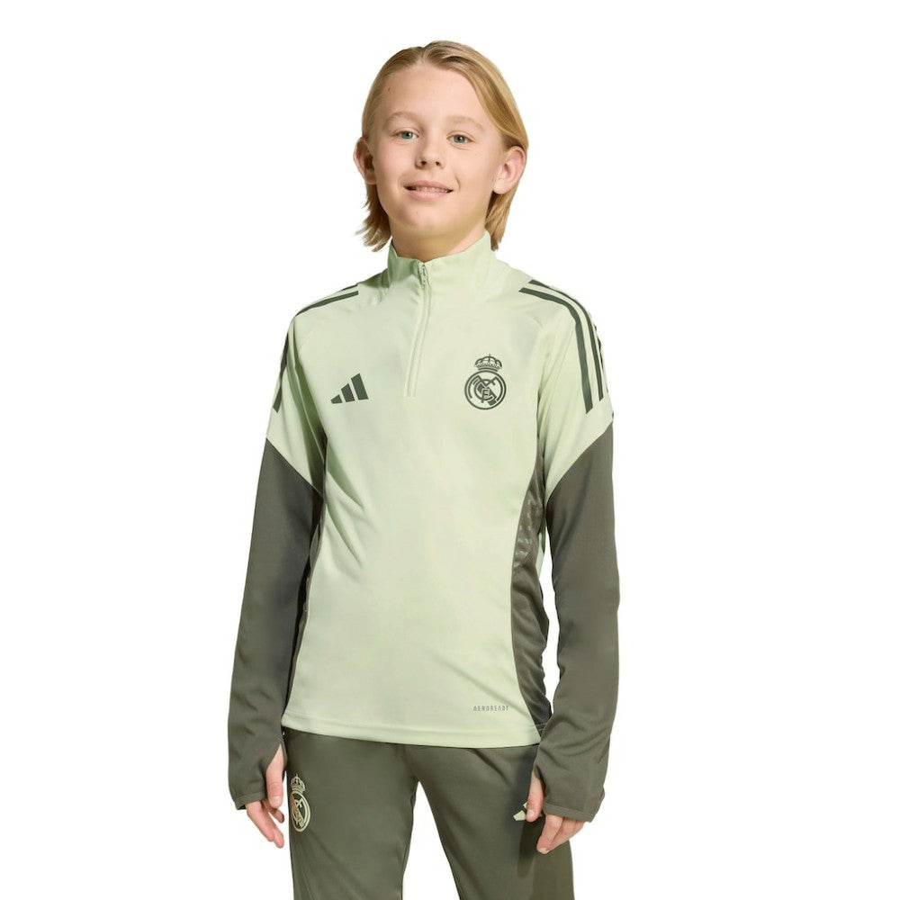 Real Madrid Youth 2025/26 Training AEROREADY Quarter-Zip Pullover