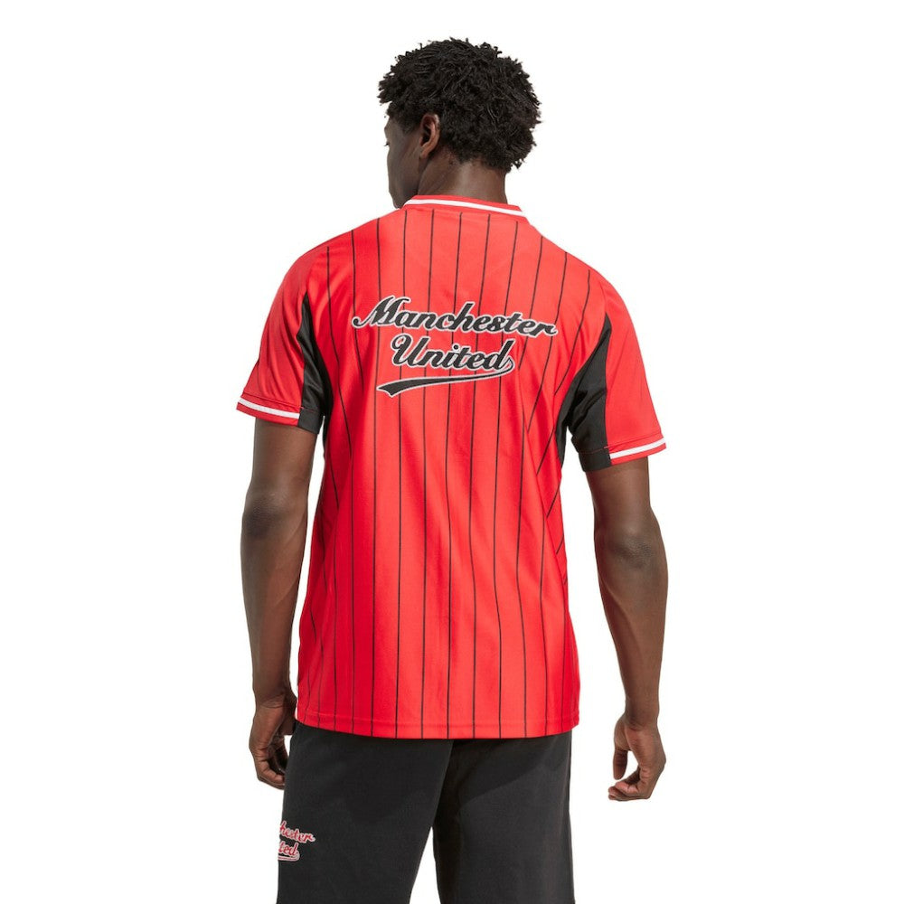 Manchester United US Pack Full-Button Baseball Jersey