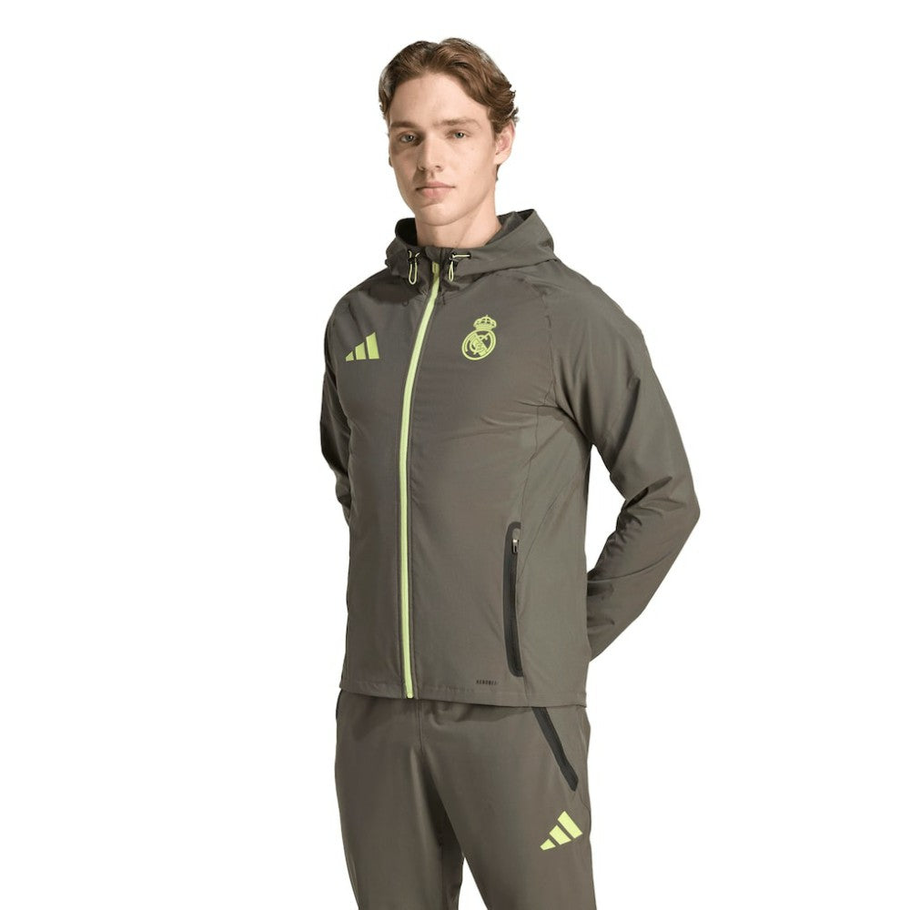 Real Madrid 2025/26 Tiro Vis Tech Travel Jacket