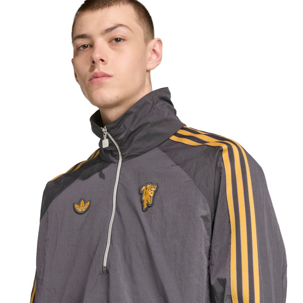 Manchester United Terrace Icons Half-Zip Jacket