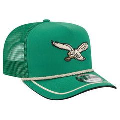 Philadelphia Eagles Vintage Team Rope A-Frame Trucker 9FIFTY Snapback Hat | NFL Discount