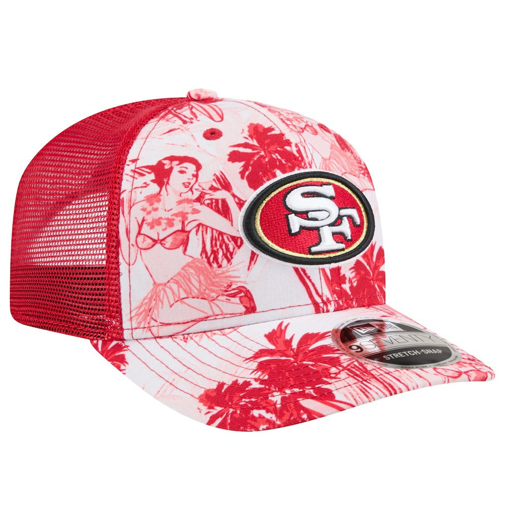 San Francisco 49ers Hula 9SEVENTY Adjustable Trucker Hat | NFL US