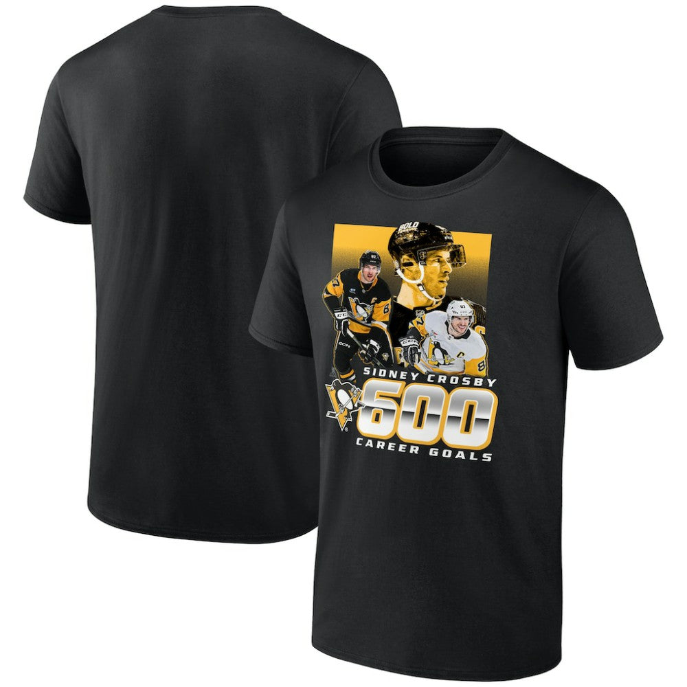 Sidney Crosby Pittsburgh Penguins 600 Career Goals T-Shirt -  NHL T-shirts