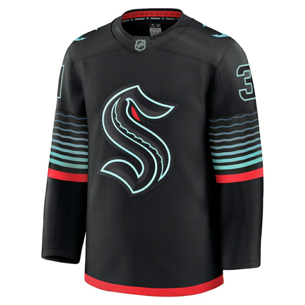 Philipp Grubauer Seattle Kraken Fanatics Alternate Premium Player Jersey -  NHL Jerseys