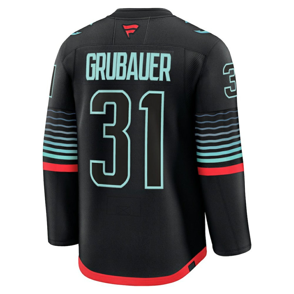 Philipp Grubauer Seattle Kraken Fanatics Alternate Premium Player Jersey -  NHL Jerseys