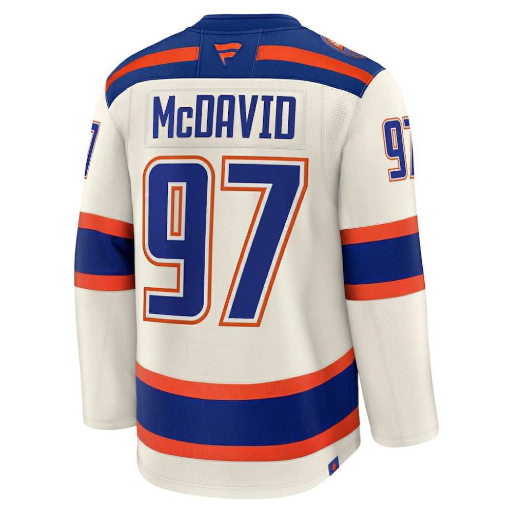 Connor McDavid Edmonton Oilers Fanatics Alternate Premium Jersey -  NHL Jerseys