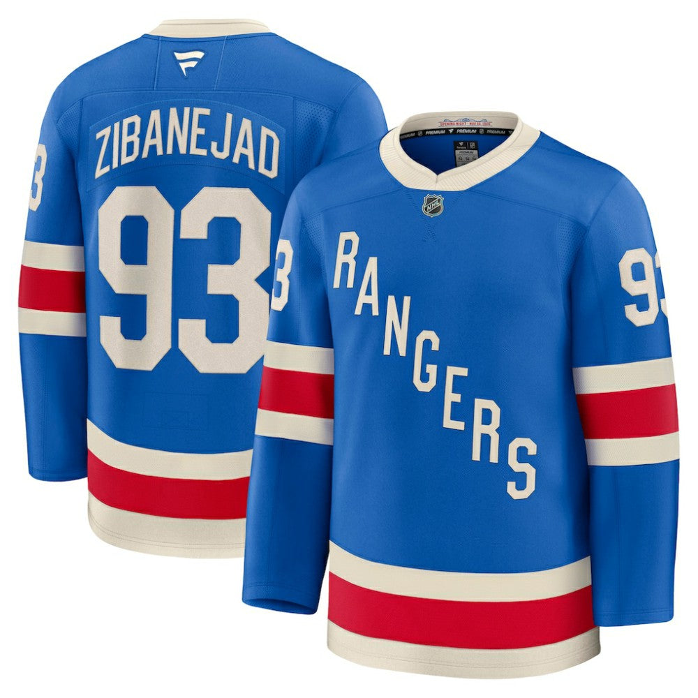 Mika Zibanejad New York Rangers Fanatics Centennial Premium Jersey -  NHL Jerseys