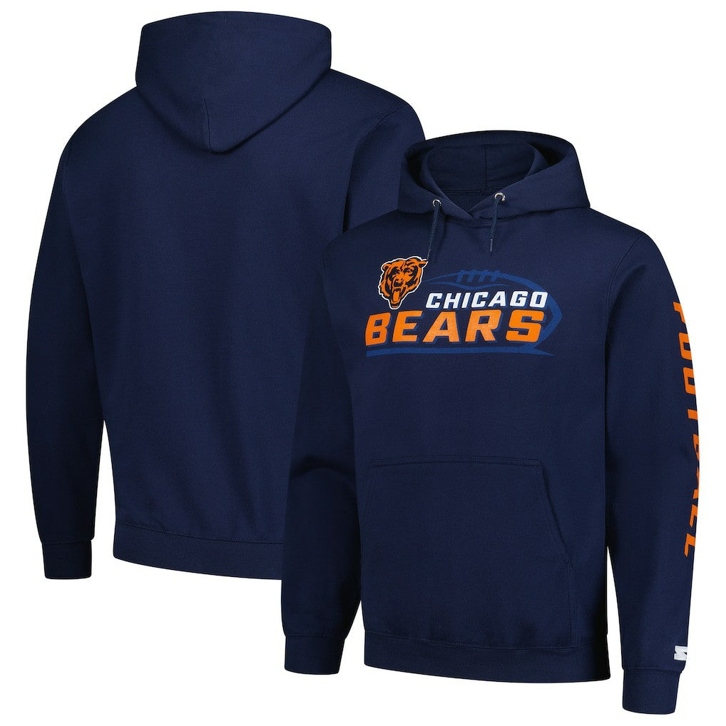 Chicago Bears Starter Vintage Pullover Hoodie | NFL Near me