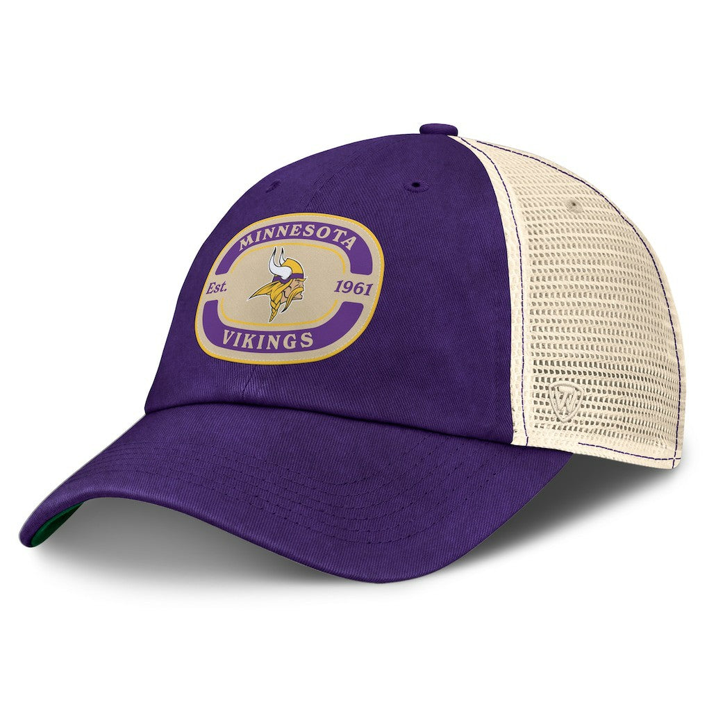 Minnesota Vikings Top of the World Team Patch Adjustable Hat | NFL Near me