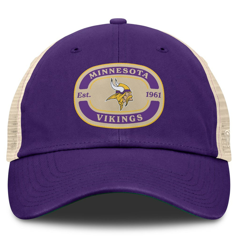 Minnesota Vikings Top of the World Team Patch Adjustable Hat | NFL Near me
