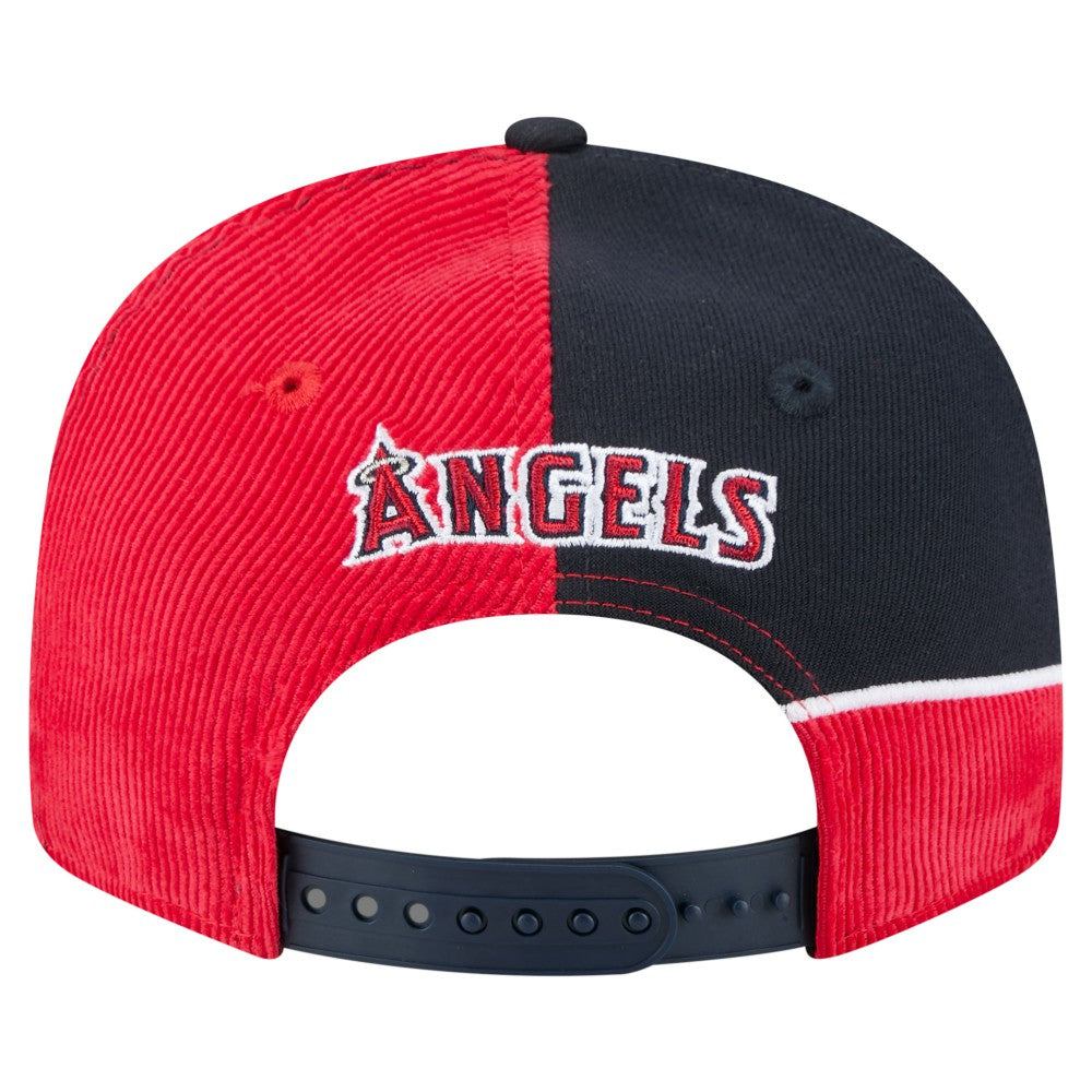 Los Angeles Angels New Era Retro Split Corduroy Snapback Hat - MLB Hats