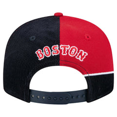 Boston Red Sox New Era Retro Split Corduroy Snapback Hat - MLB Hats