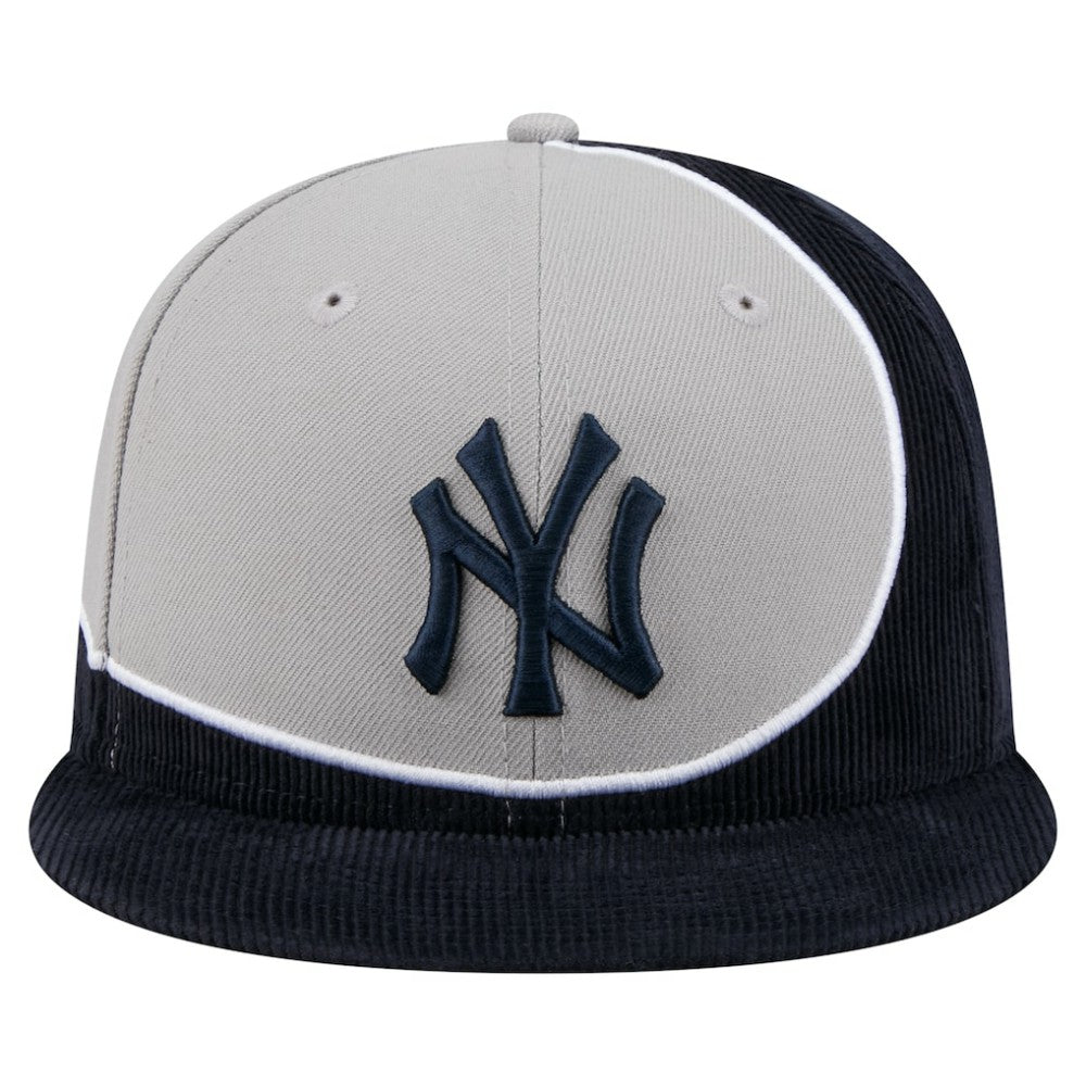 New York Yankees New Era Retro Split Corduroy Snapback Hat - MLB Hats