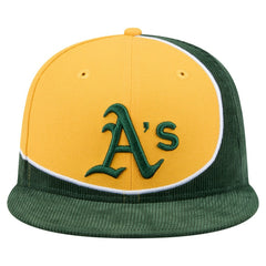 Athletics New Era Retro Split Corduroy Snapback Hat - MLB Hats