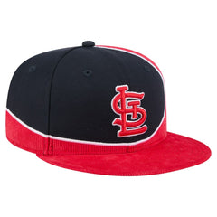 St. Louis Cardinals New Era Retro Split Corduroy Snapback Hat - MLB Hats