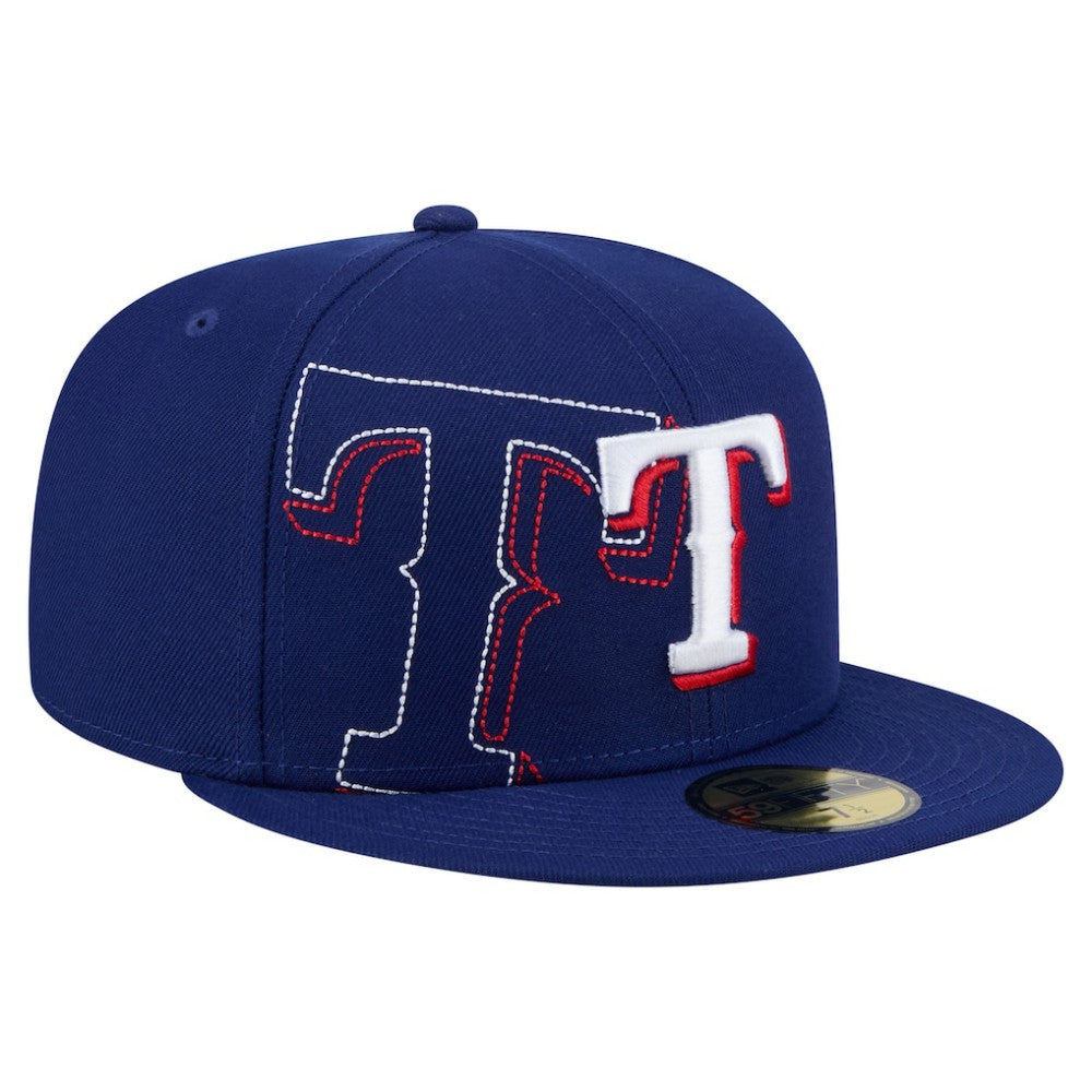 Texas Rangers New Era Yarn Stitch 59FIFTY Fitted Hat - MLB Hats