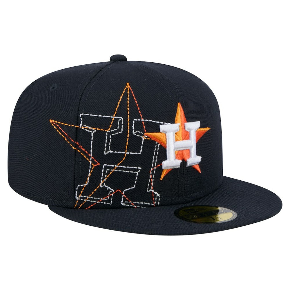 Houston Astros New Era Yarn Stitch 59FIFTY Fitted Hat - MLB Hats