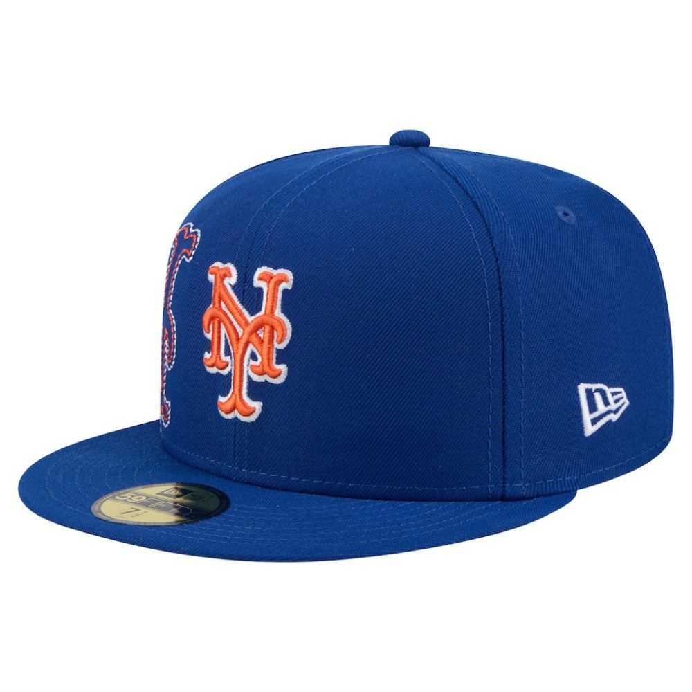 New York Mets New Era Yarn Stitch 59FIFTY Fitted Hat - MLB Hats