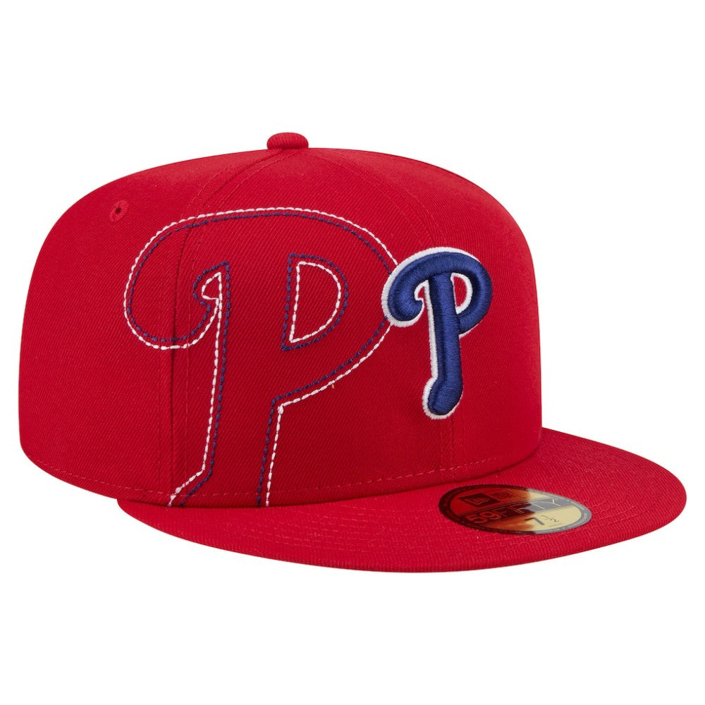 Philadelphia Phillies New Era Yarn Stitch 59FIFTY Fitted Hat - MLB Hats