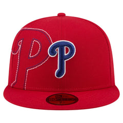 Philadelphia Phillies New Era Yarn Stitch 59FIFTY Fitted Hat - MLB Hats