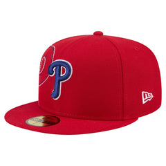 Philadelphia Phillies New Era Yarn Stitch 59FIFTY Fitted Hat - MLB Hats