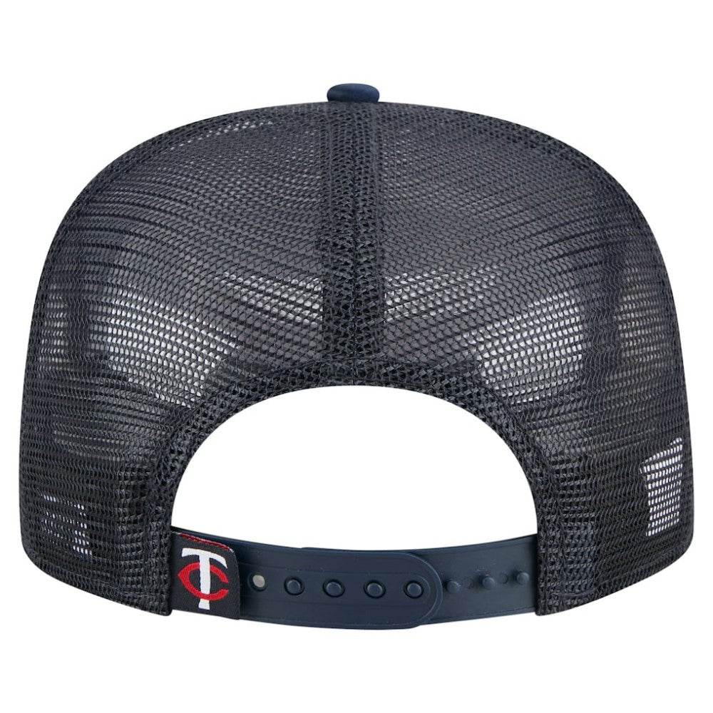 Minnesota Twins New Era Retro Satin Script Golfer Adjustable Hat - MLB Hats