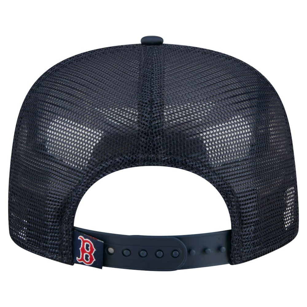 Boston Red Sox New Era Retro Satin Script Golfer Adjustable Hat - MLB Hats