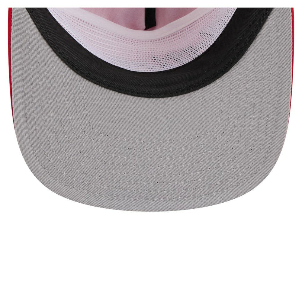 Washington Nationals New Era Retro Satin Script Golfer Adjustable Hat - MLB Hats