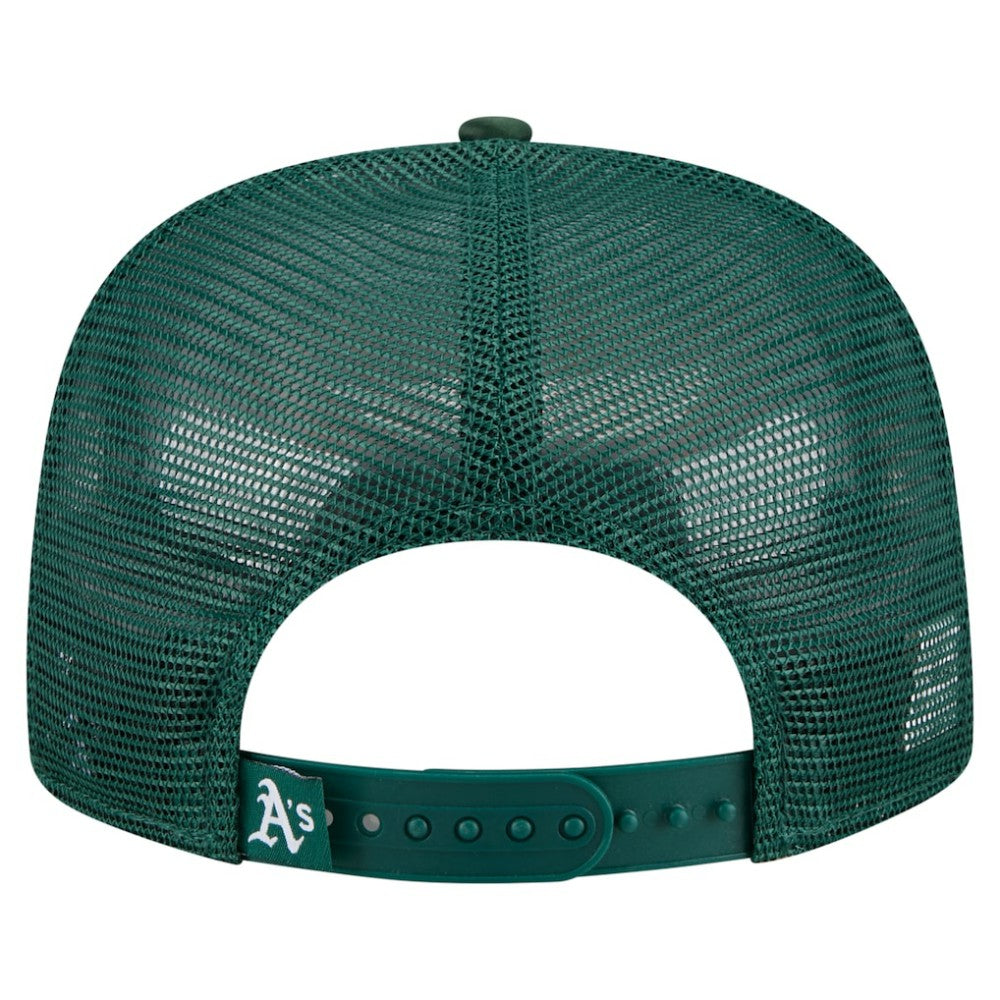 Athletics New Era Retro Satin Script Golfer Adjustable Hat - MLB Hats