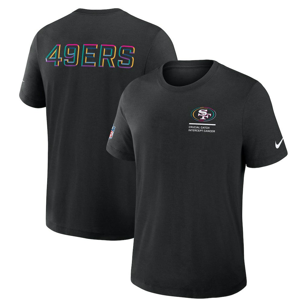 San Francisco 49ers Tall 2025 NFL Crucial Catch Tri-Blend Dri-FIT T-Shirt | NFL Discount