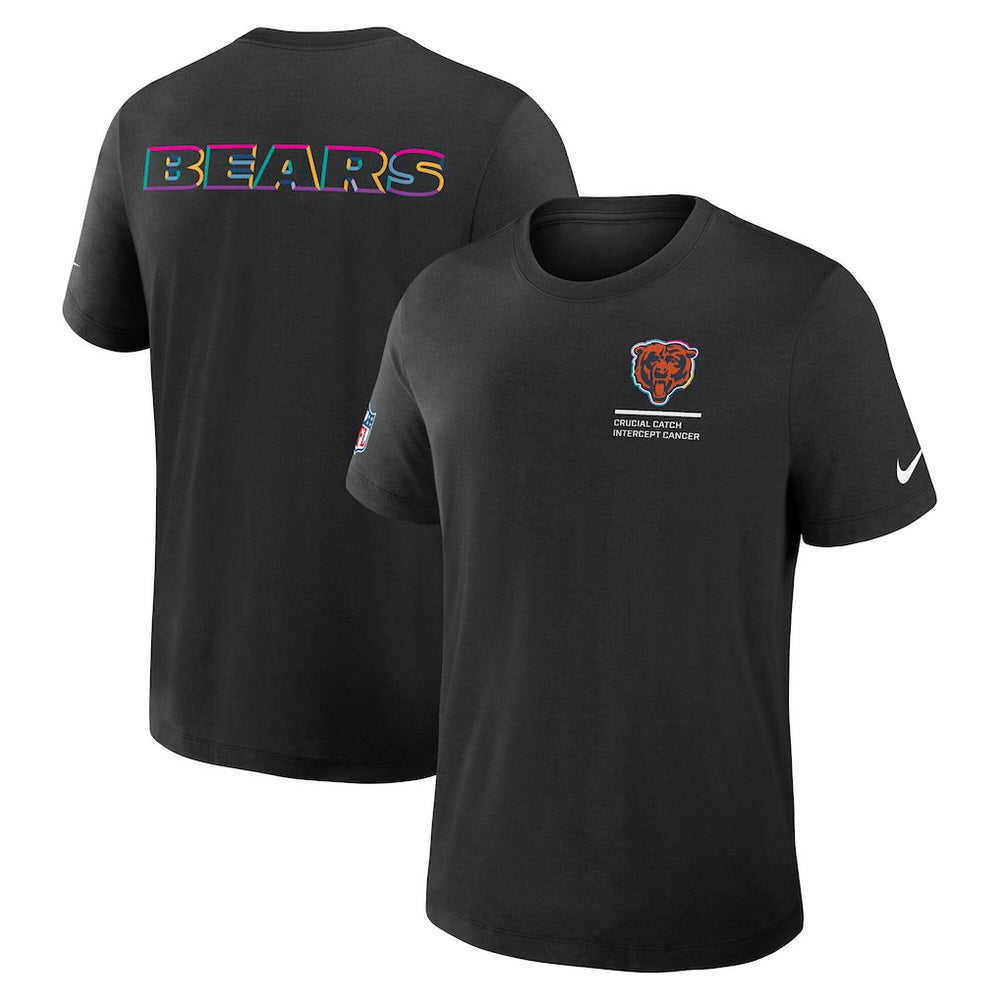 Chicago Bears Tall 2025 NFL Crucial Catch Tri-Blend Dri-FIT T-Shirt | NFL Online