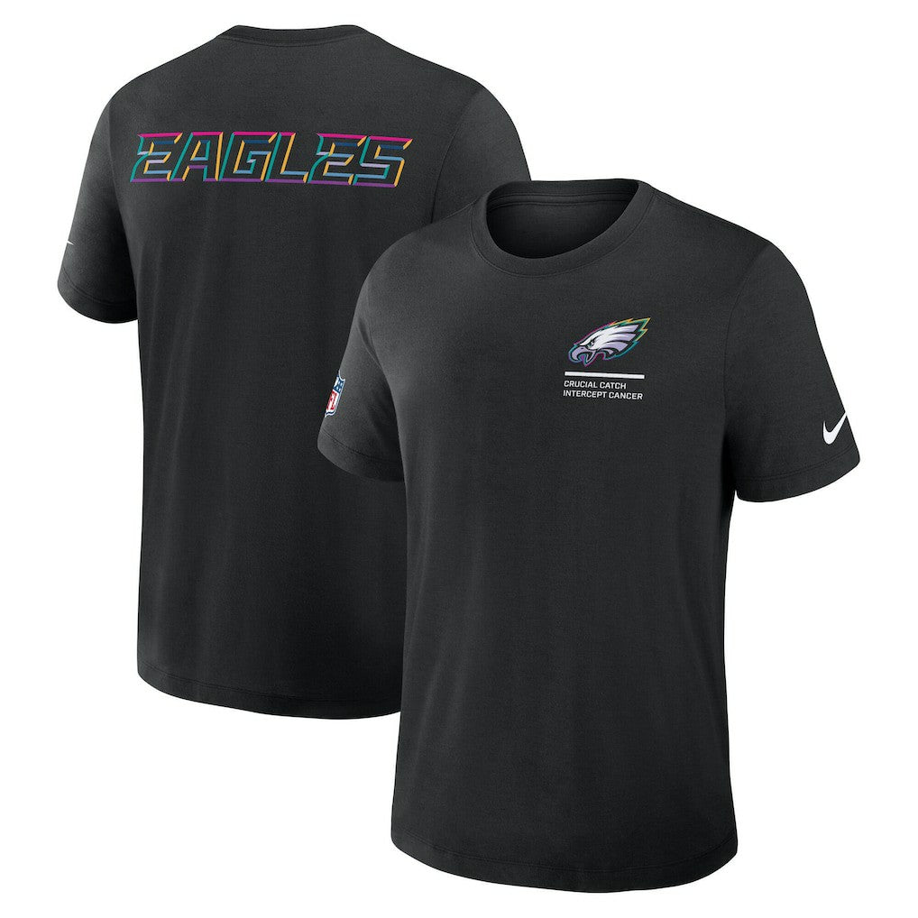 Philadelphia Eagles Tall 2025 NFL Crucial Catch Tri-Blend Dri-FIT T-Shirt | NFL Outlet