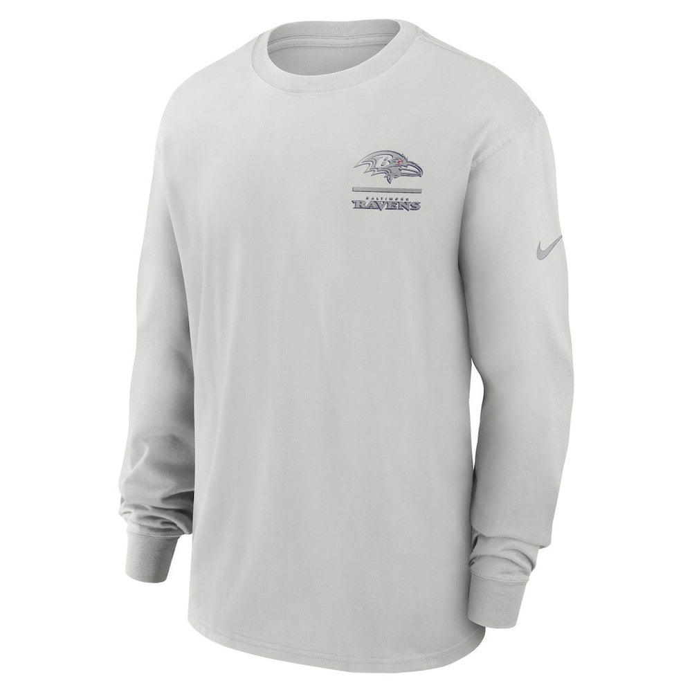 Baltimore Ravens Essential Heavy Max90 Long Sleeve T-Shirt | NFL Online