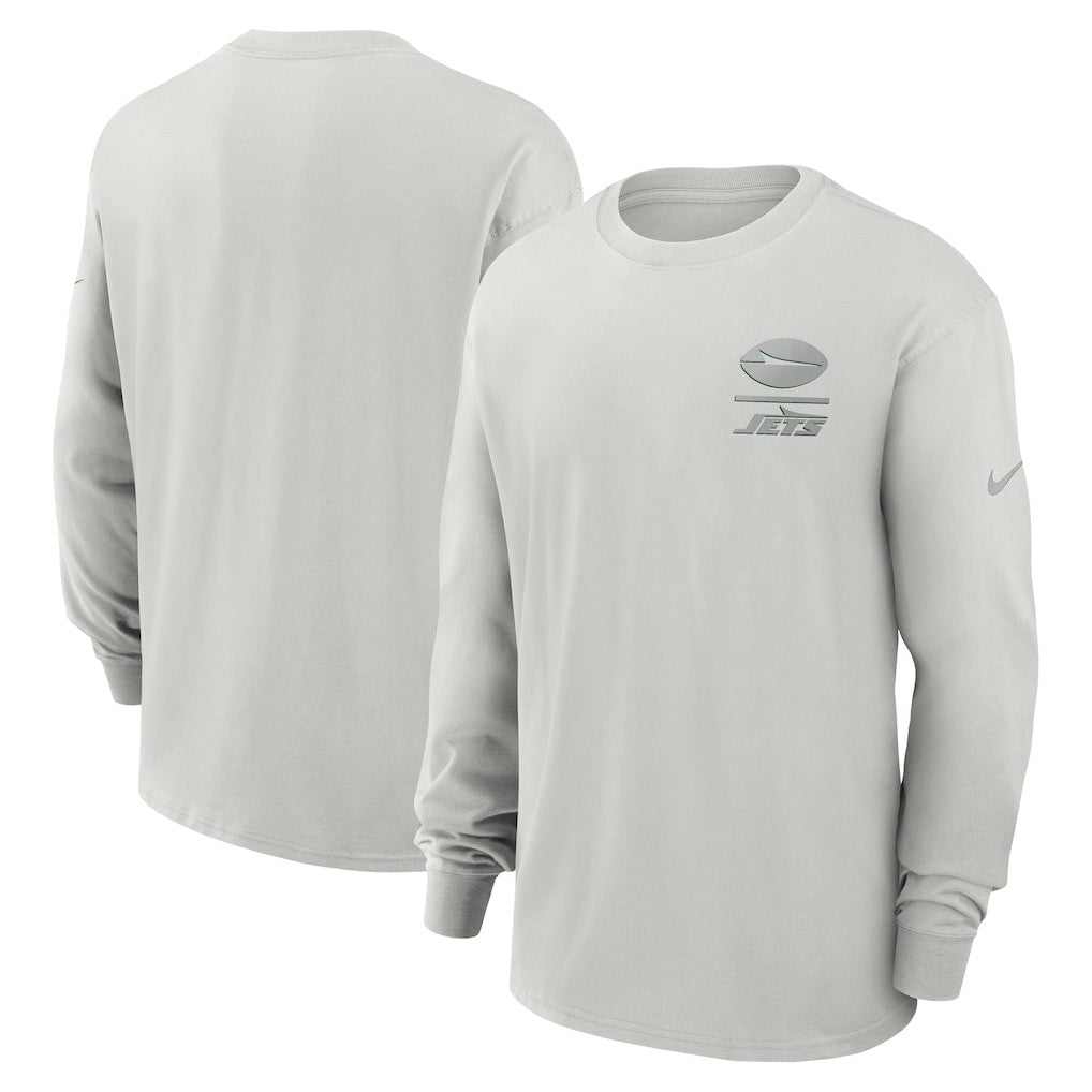 New York Jets Essential Heavy Max90 Long Sleeve T-Shirt | NFL Hot