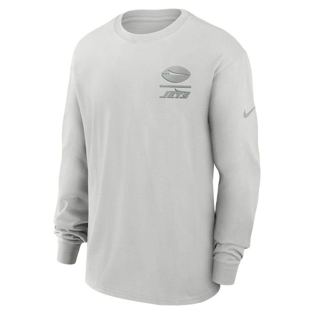 New York Jets Essential Heavy Max90 Long Sleeve T-Shirt | NFL Hot