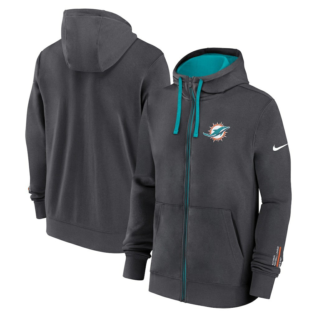 Miami Dolphins Primetime Club Full-Zip Hoodie | NFL On sale