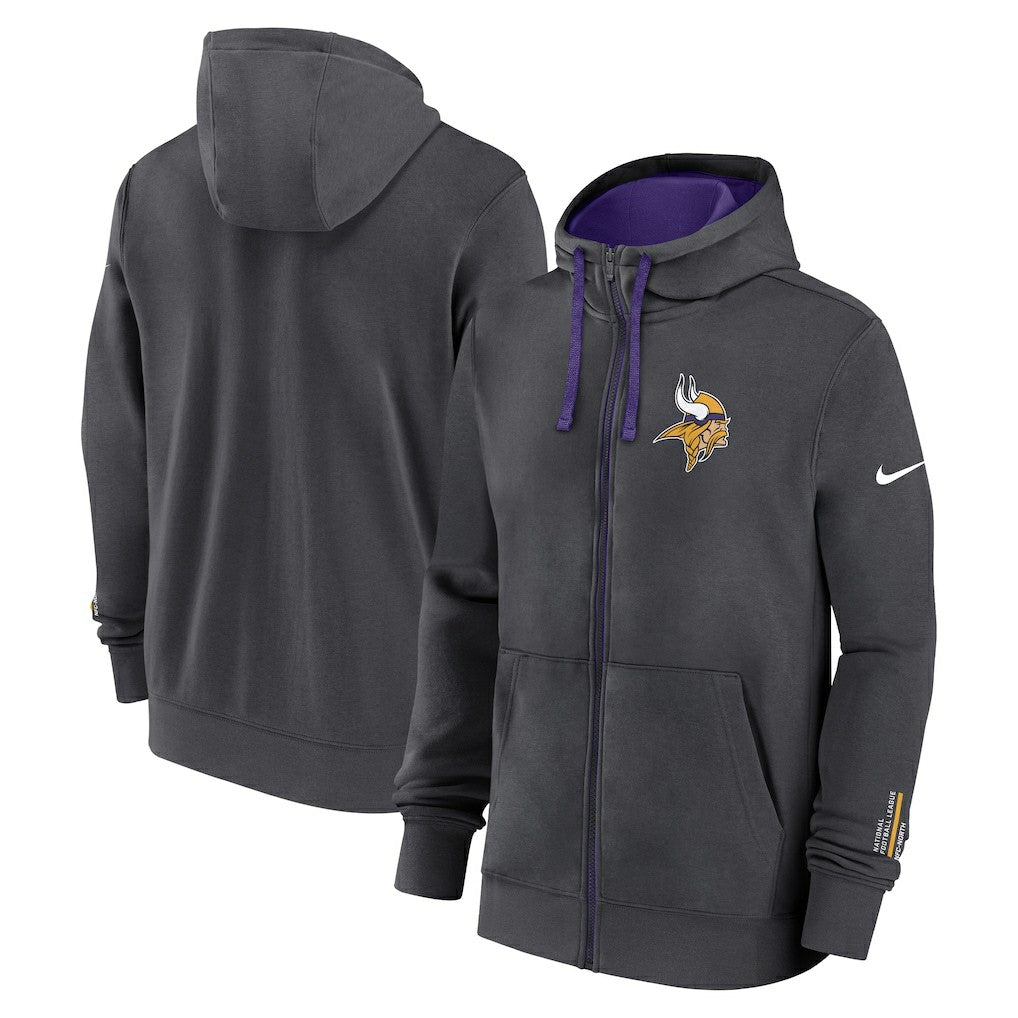 Minnesota Vikings Primetime Club Full-Zip Hoodie | NFL Outlet