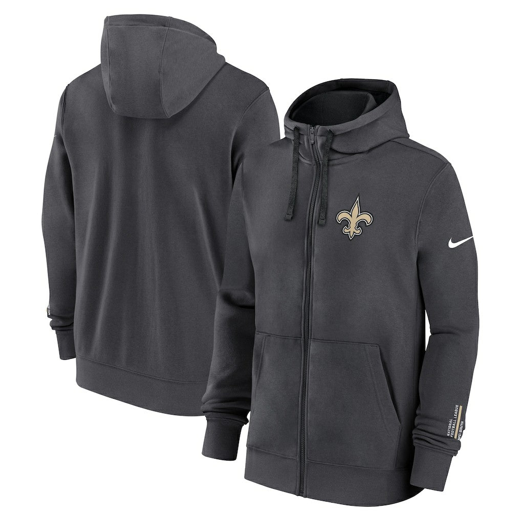 New Orleans Saints Primetime Club Full-Zip Hoodie | NFL Discount