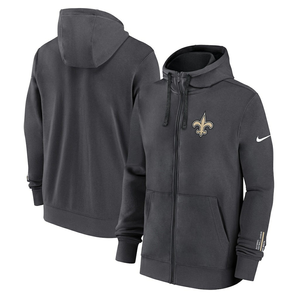 New Orleans Saints Primetime Club Full-Zip Hoodie | NFL Discount