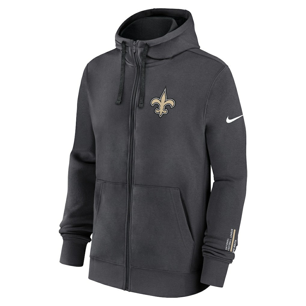 New Orleans Saints Primetime Club Full-Zip Hoodie | NFL Discount