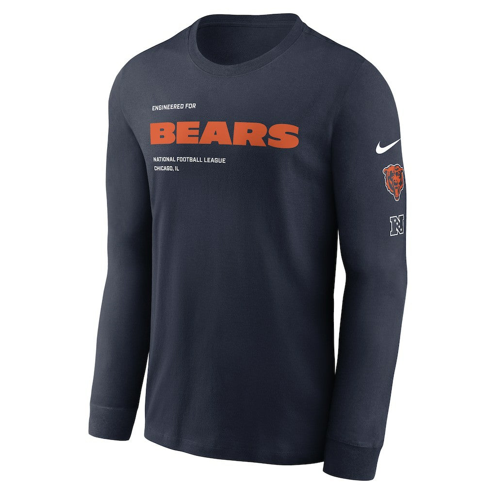 Chicago Bears Play to Win Essential Long Sleeve T-Shirt | NFL Online