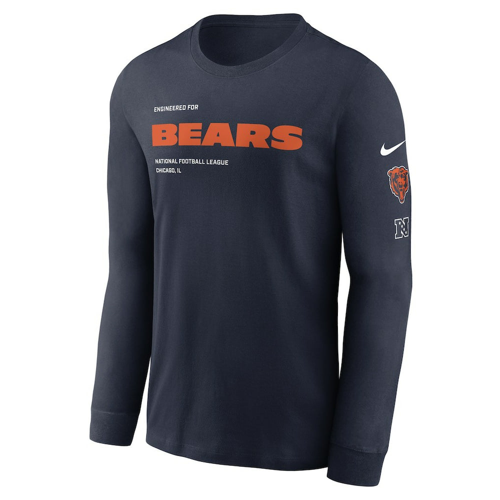 Chicago Bears Play to Win Essential Long Sleeve T-Shirt | NFL Online