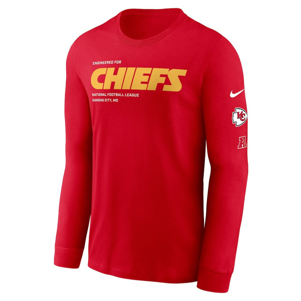 Kansas City Chiefs Play to Win Essential Long Sleeve T-Shirt | NFL Discount